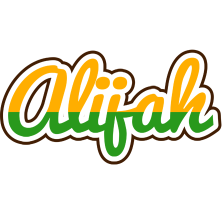 Alijah banana logo