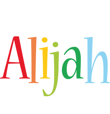 Alijah birthday logo
