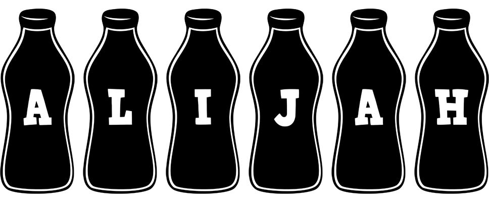 Alijah bottle logo