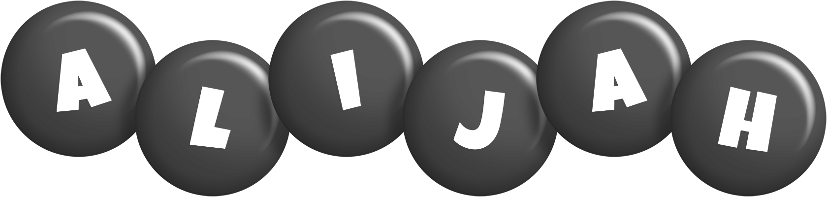 Alijah candy-black logo