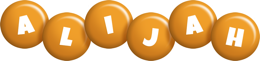 Alijah candy-orange logo