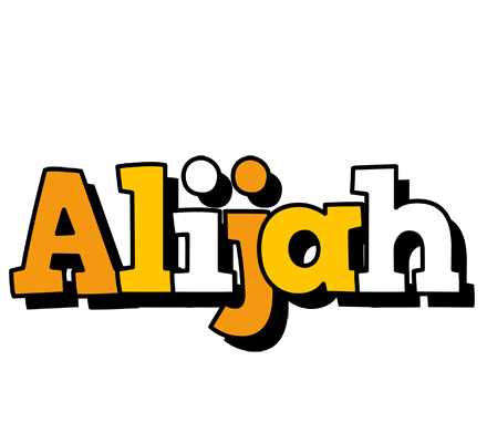 Alijah cartoon logo