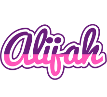 Alijah cheerful logo