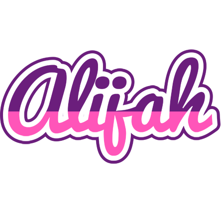 Alijah cheerful logo