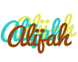 Alijah cupcake logo