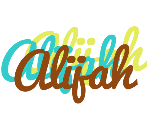 Alijah cupcake logo