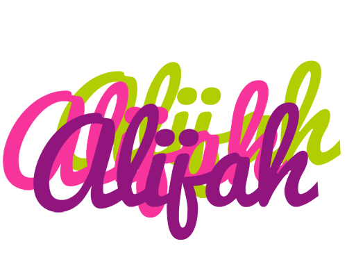 Alijah flowers logo