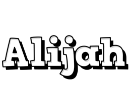 Alijah snowing logo