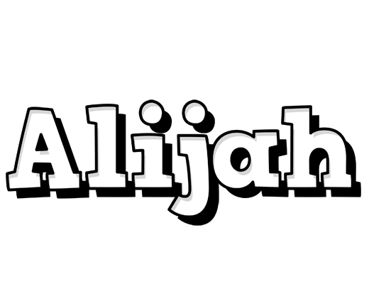 Alijah snowing logo