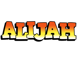 Alijah sunset logo