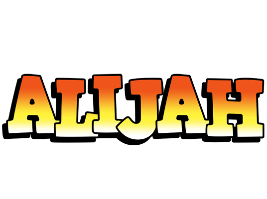 Alijah sunset logo