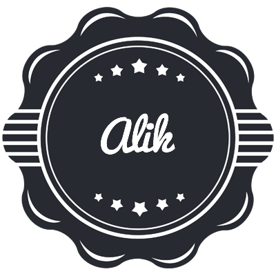 Alik badge logo