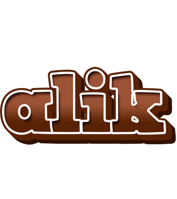Alik brownie logo