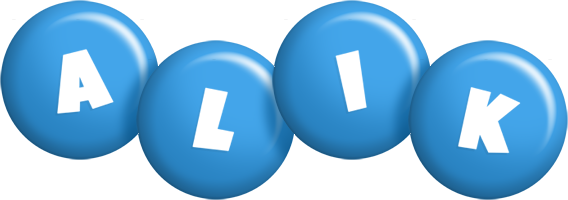 Alik candy-blue logo