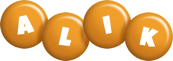 Alik candy-orange logo