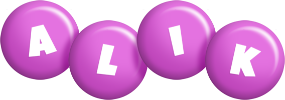 Alik candy-purple logo