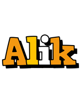 Alik cartoon logo