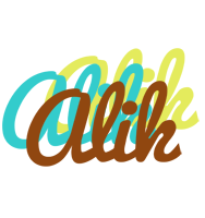 Alik cupcake logo