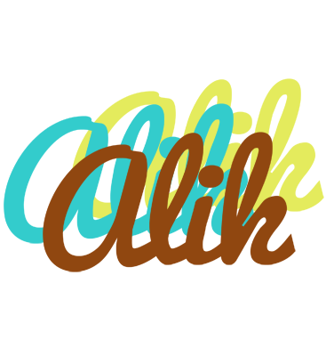 Alik cupcake logo