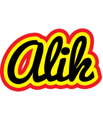 Alik flaming logo