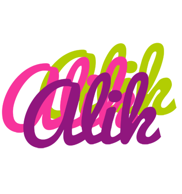 Alik flowers logo