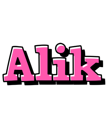 Alik girlish logo