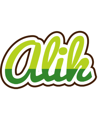 Alik golfing logo