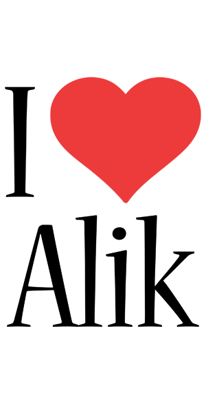 Alik i-love logo