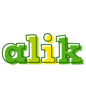 Alik juice logo