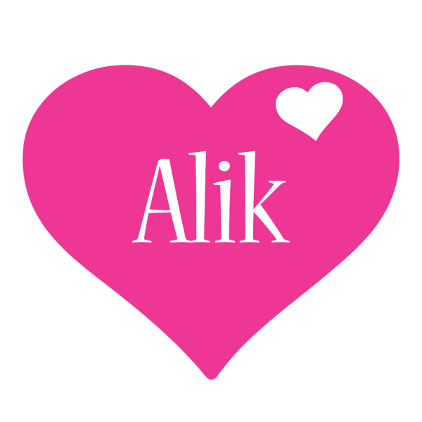 Alik love-heart logo