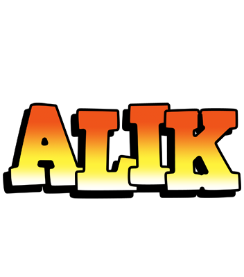 Alik sunset logo