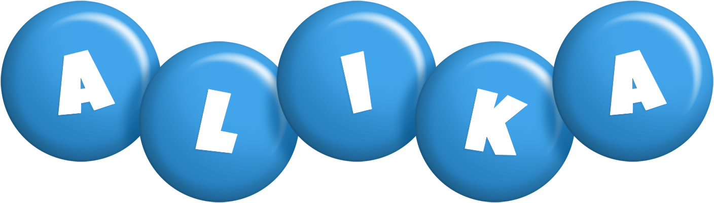 Alika candy-blue logo