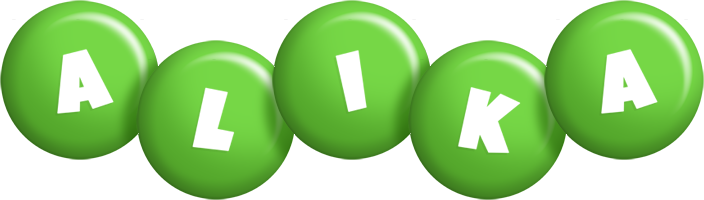 Alika candy-green logo