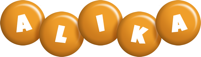 Alika candy-orange logo