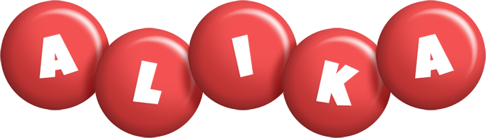 Alika candy-red logo