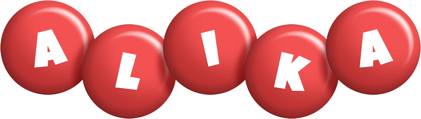 Alika candy-red logo