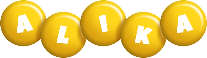 Alika candy-yellow logo