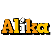 Alika cartoon logo