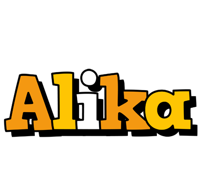 Alika cartoon logo