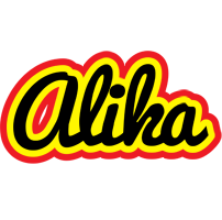 Alika flaming logo