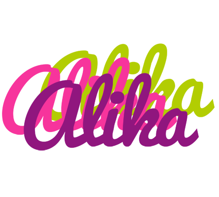 Alika flowers logo