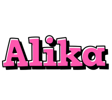 Alika girlish logo