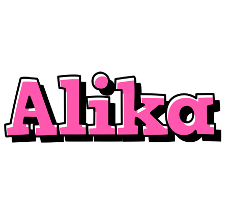 Alika girlish logo