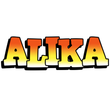 Alika sunset logo