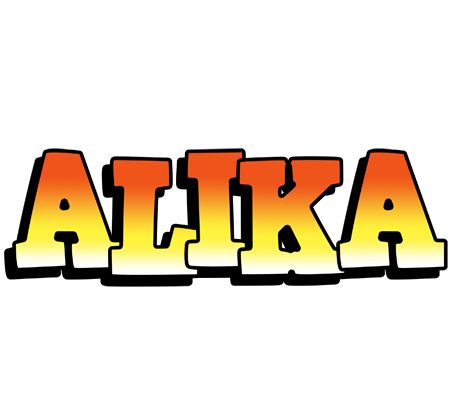 Alika sunset logo