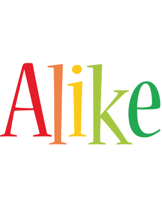 Alike birthday logo