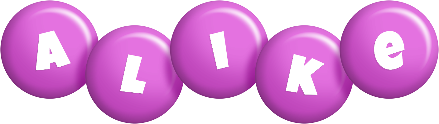 Alike candy-purple logo