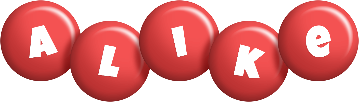 Alike candy-red logo