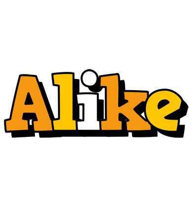 Alike cartoon logo