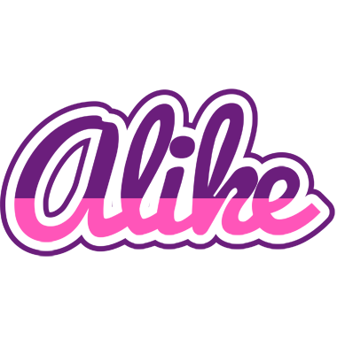 Alike cheerful logo